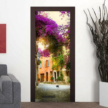 Load image into Gallery viewer, 3D Beautiful Landscape Door Sticker For Living Room Bedroom DIY PVC Self Adhesive Wallpaper Waterproof Mural Decals deursticker
