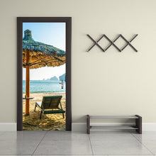 Load image into Gallery viewer, 3D Beautiful Landscape Door Sticker For Living Room Bedroom DIY PVC Self Adhesive Wallpaper Waterproof Mural Decals deursticker
